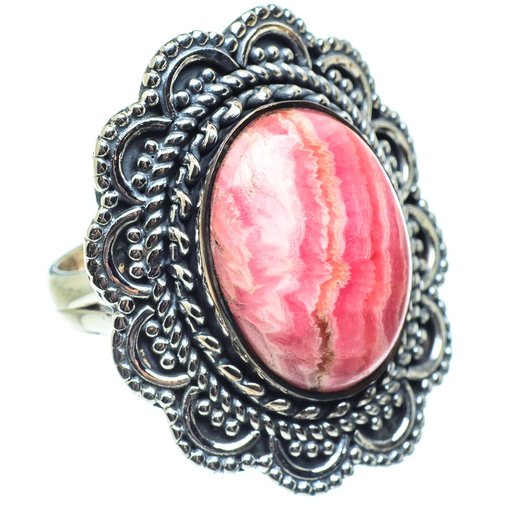 Rhodochrosite Rings handcrafted by Anasilvercos - RING57866