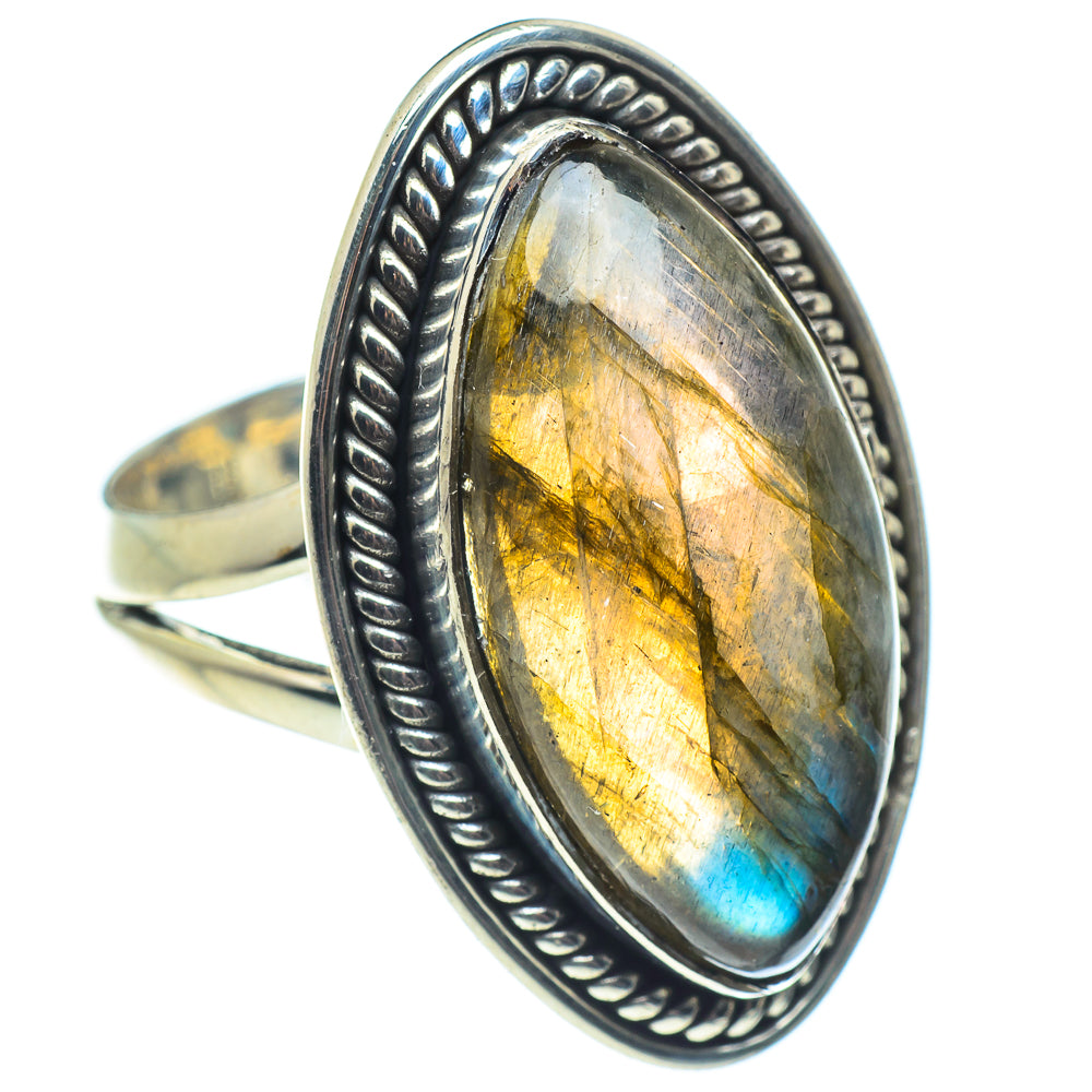 Labradorite Rings handcrafted by Anasilvercos - RING57869