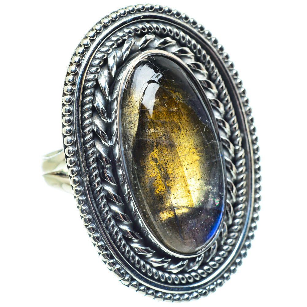 Labradorite Rings handcrafted by Anasilvercos - RING57878