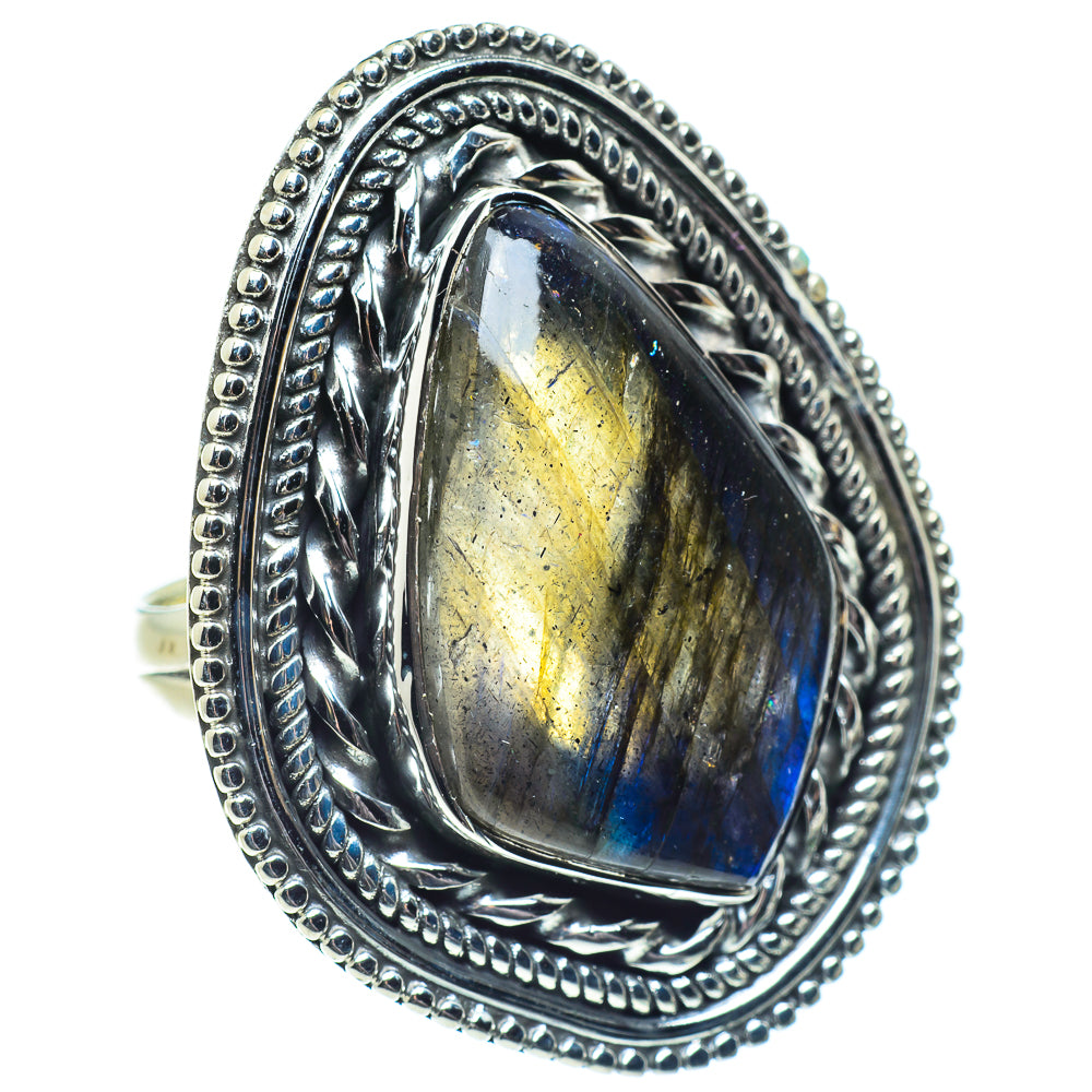 Labradorite Rings handcrafted by Anasilvercos - RING57879