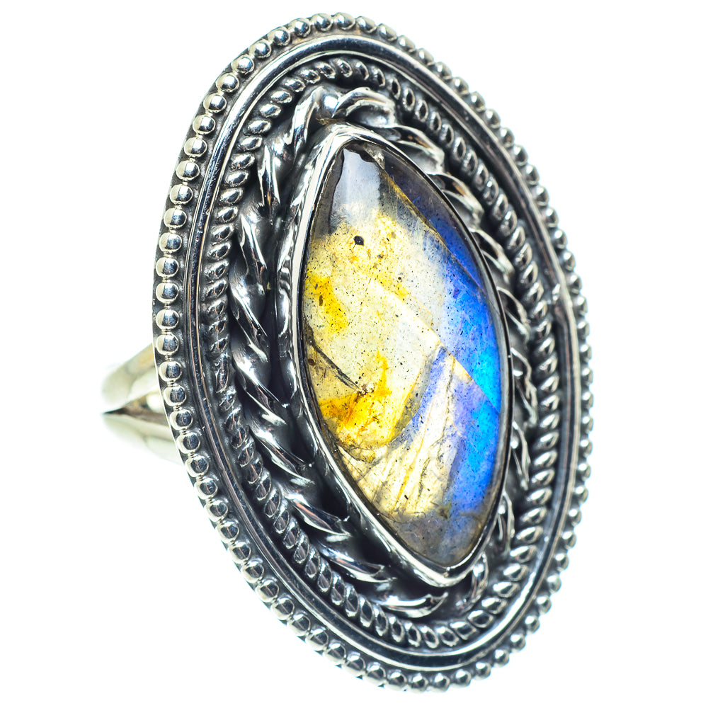 Labradorite Rings handcrafted by Anasilvercos - RING57880