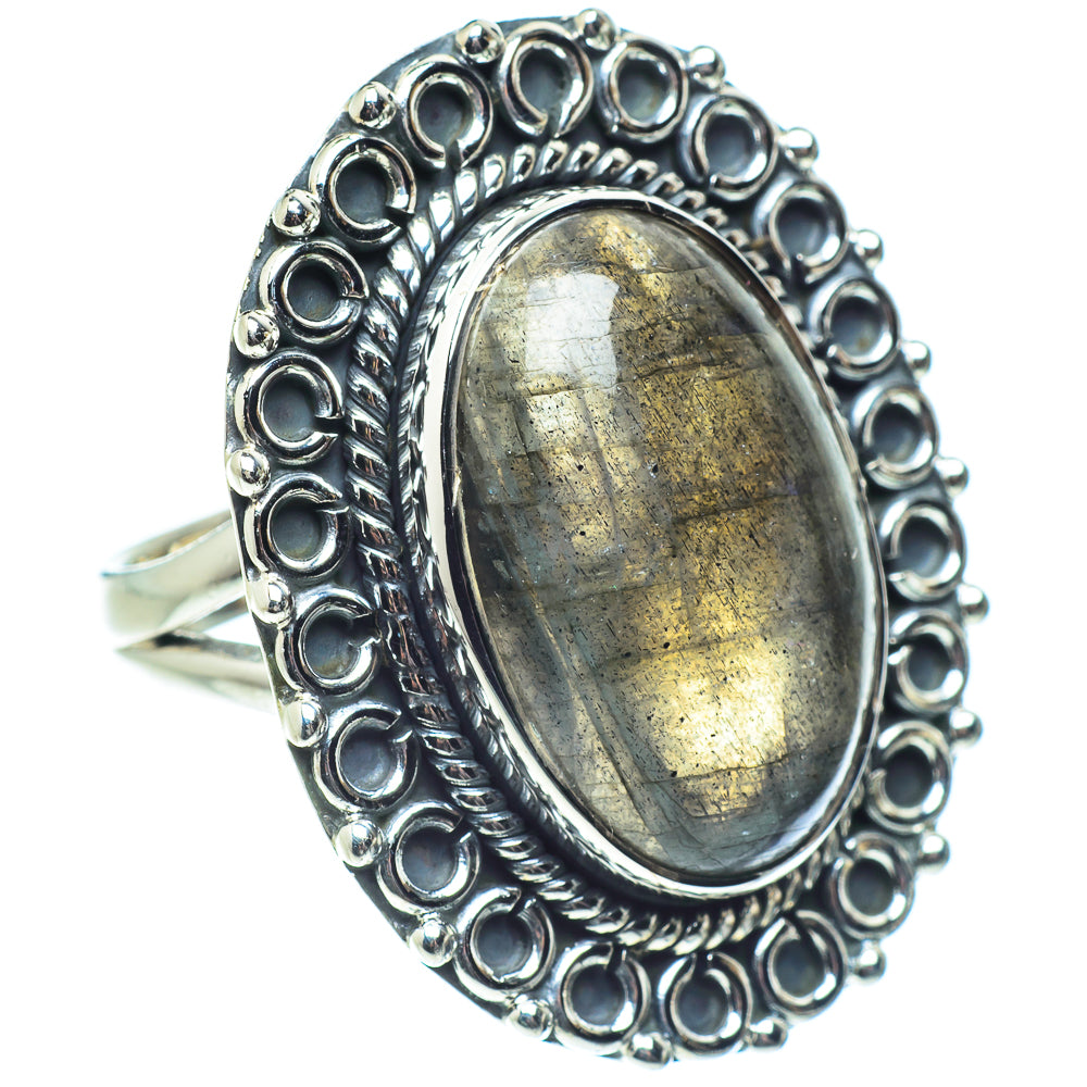 Labradorite Rings handcrafted by Anasilvercos - RING57895