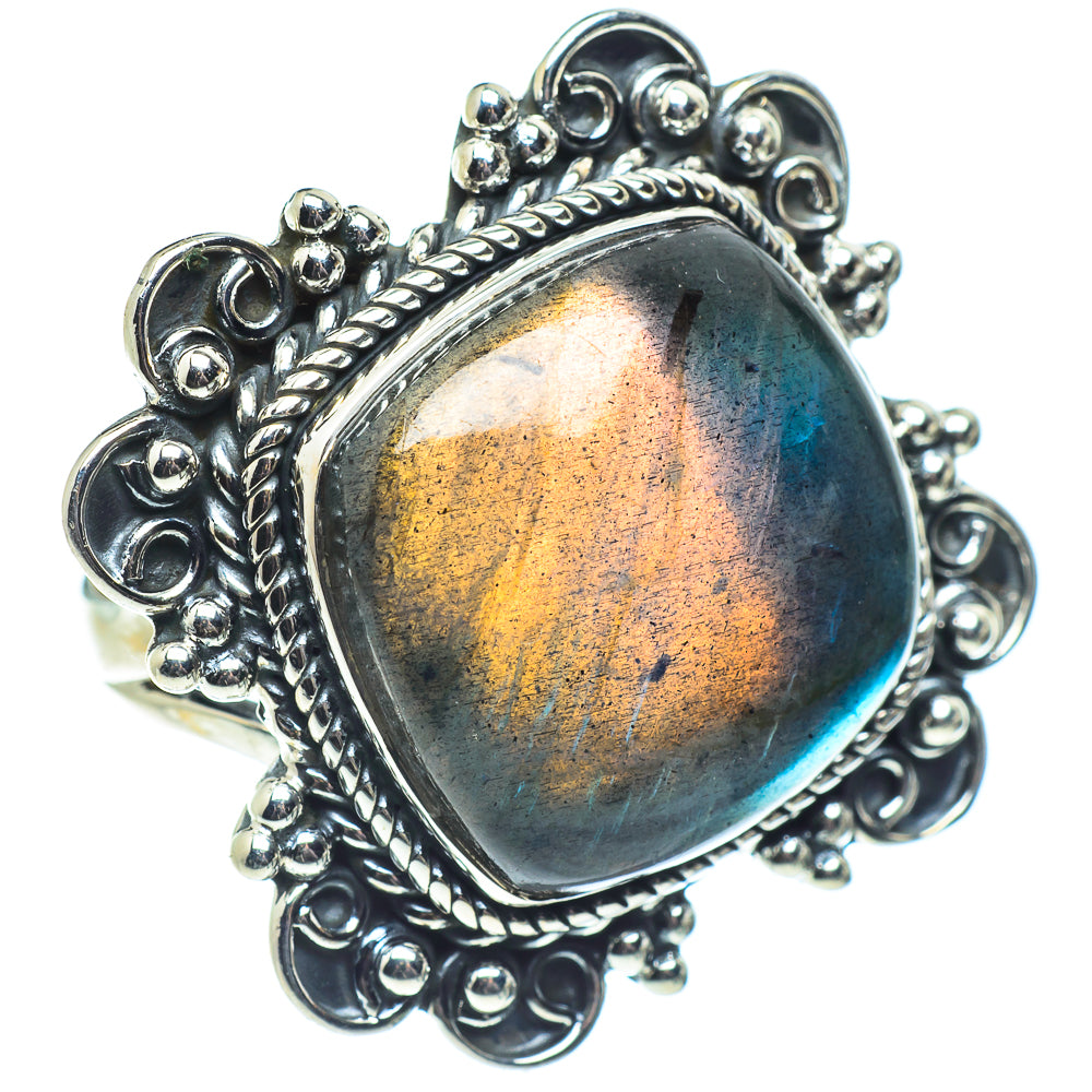 Laguna Lace Agate Rings handcrafted by Anasilvercos - RING57896