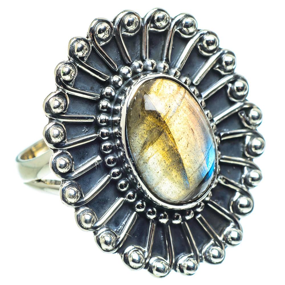 Labradorite Rings handcrafted by Anasilvercos - RING57906