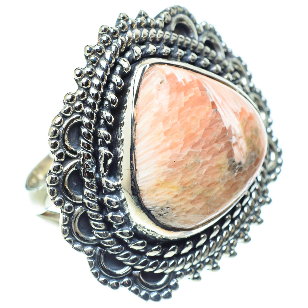 Scolecite Rings handcrafted by Anasilvercos - RING57923 - Photo 2