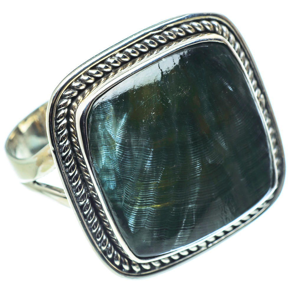 Seraphinite Rings handcrafted by Anasilvercos - RING57936
