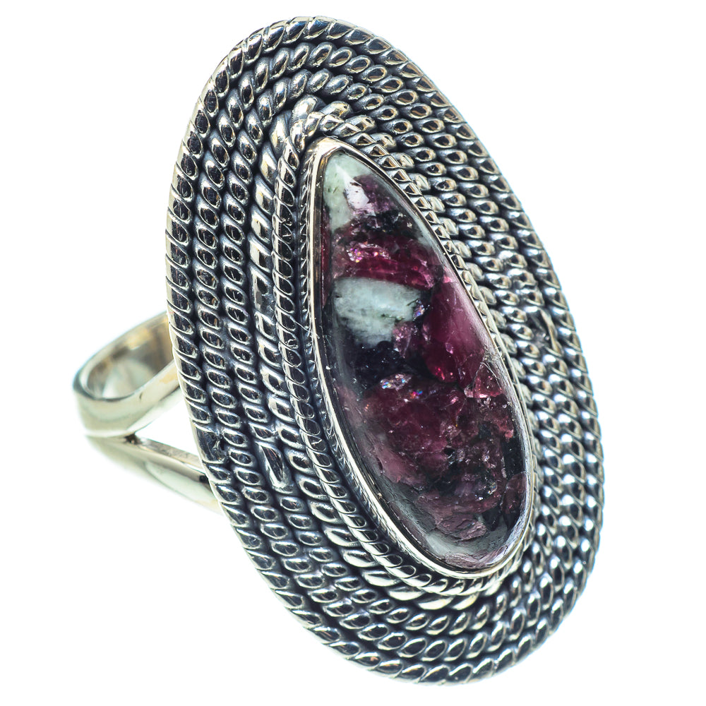 Russian Eudialyte Rings handcrafted by Anasilvercos - RING57941