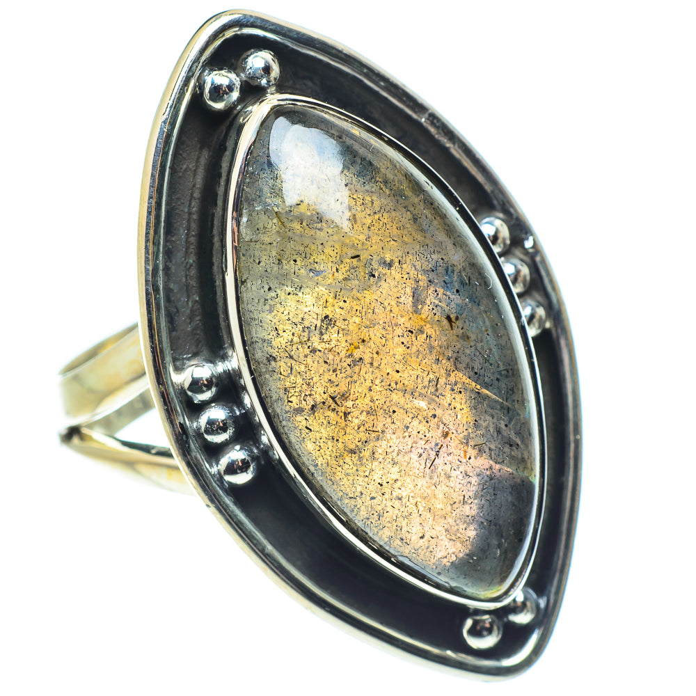 Labradorite Rings handcrafted by Anasilvercos - RING57948