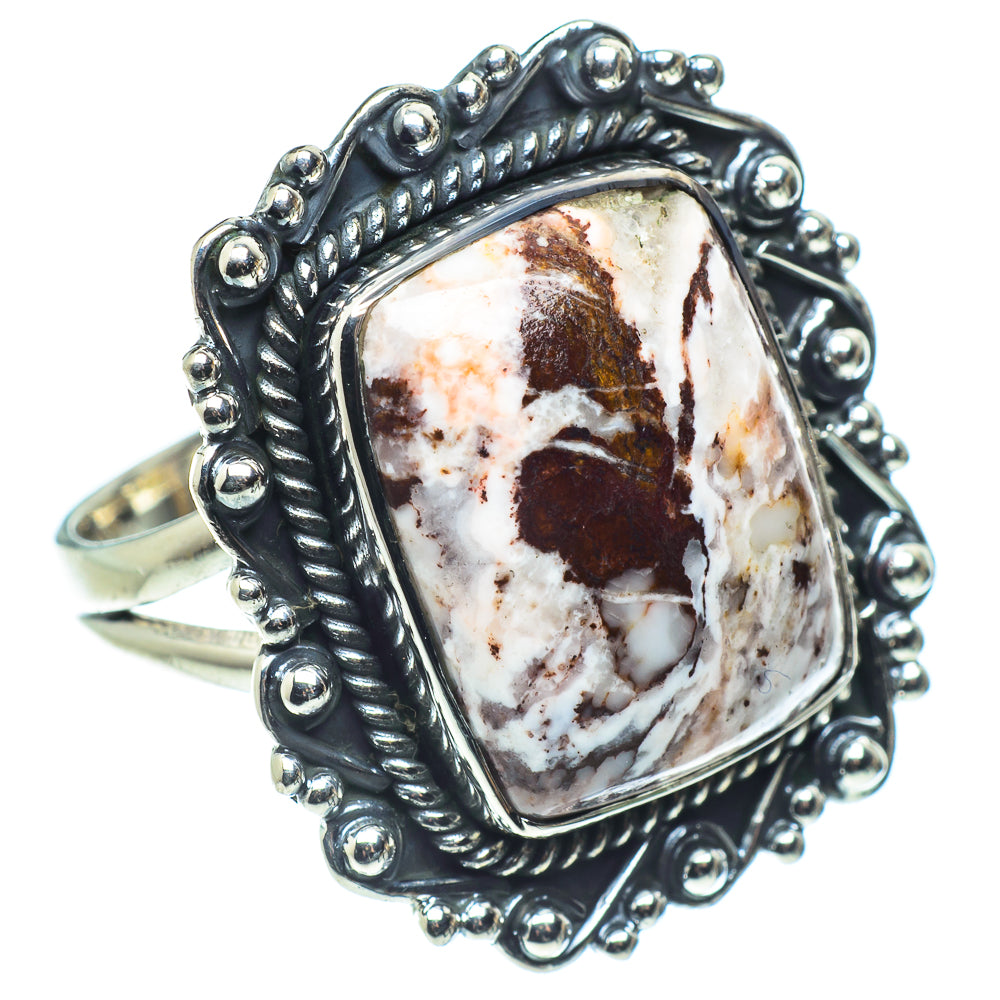 Peanut Wood Jasper Rings handcrafted by Anasilvercos - RING57952