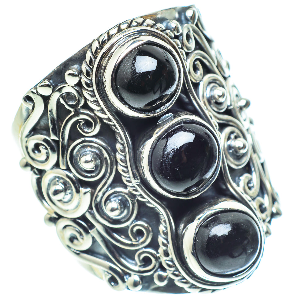 Black Onyx Rings handcrafted by Anasilvercos - RING57985