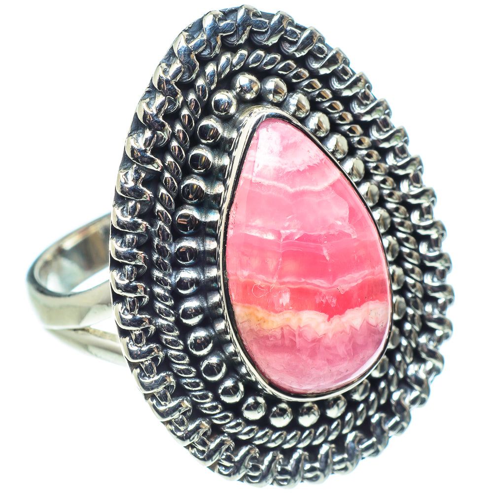 Rhodochrosite Rings handcrafted by Anasilvercos - RING58002