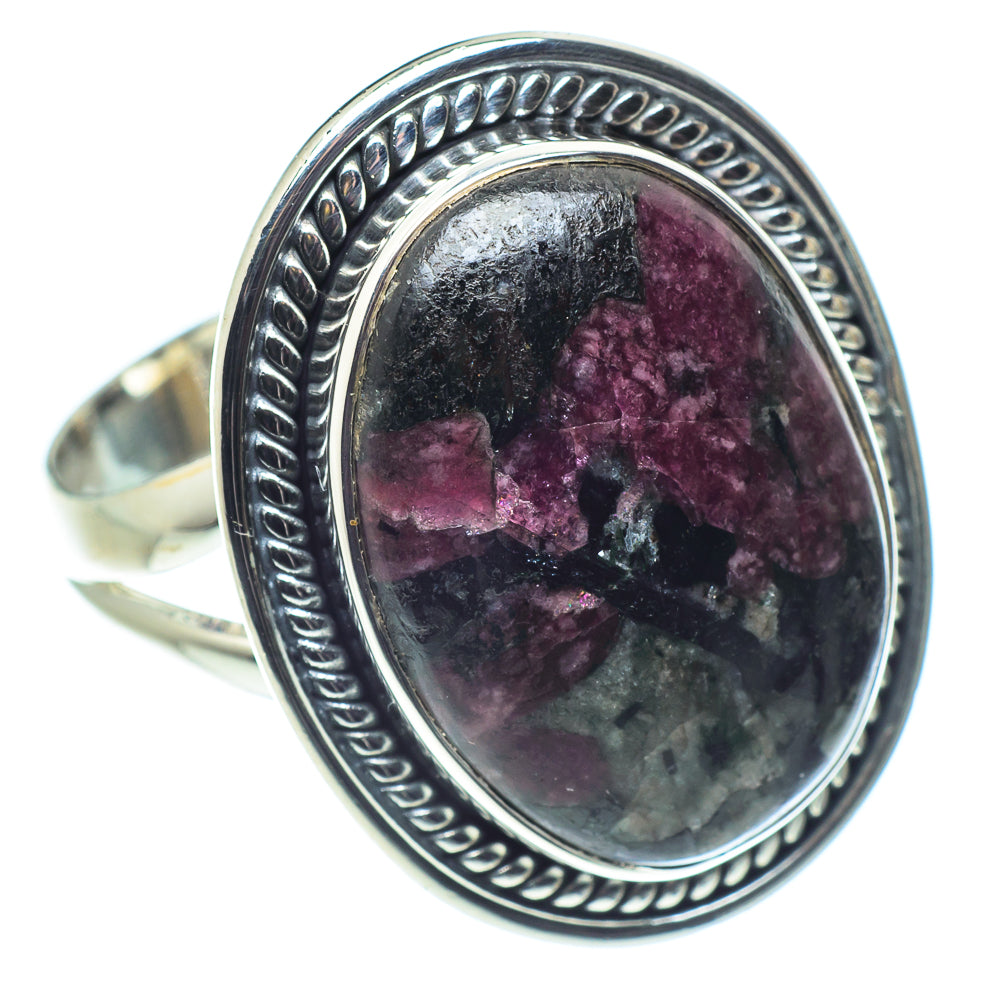 Russian Eudialyte Rings handcrafted by Anasilvercos - RING58006