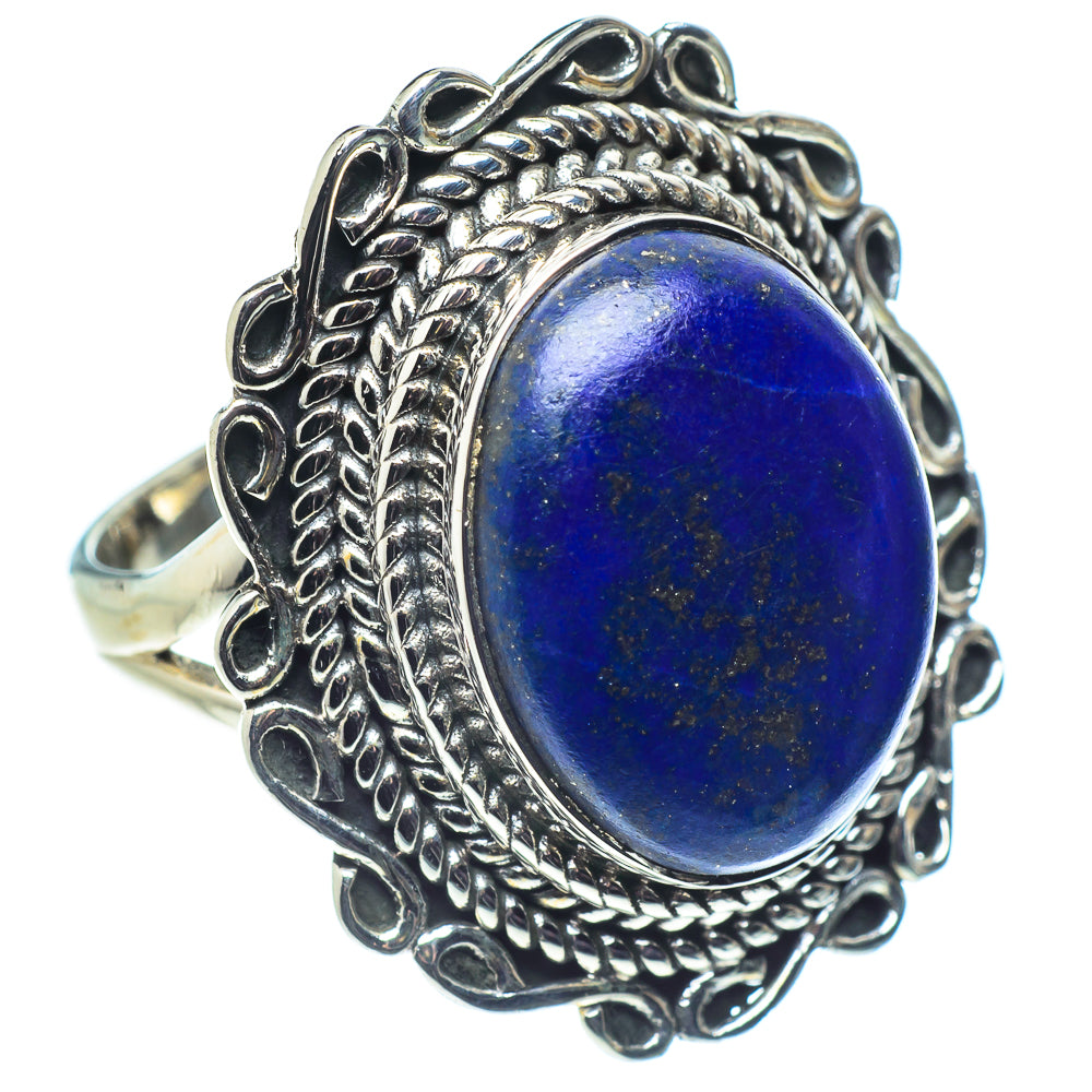 Lapis Lazuli Rings handcrafted by Anasilvercos - RING58007