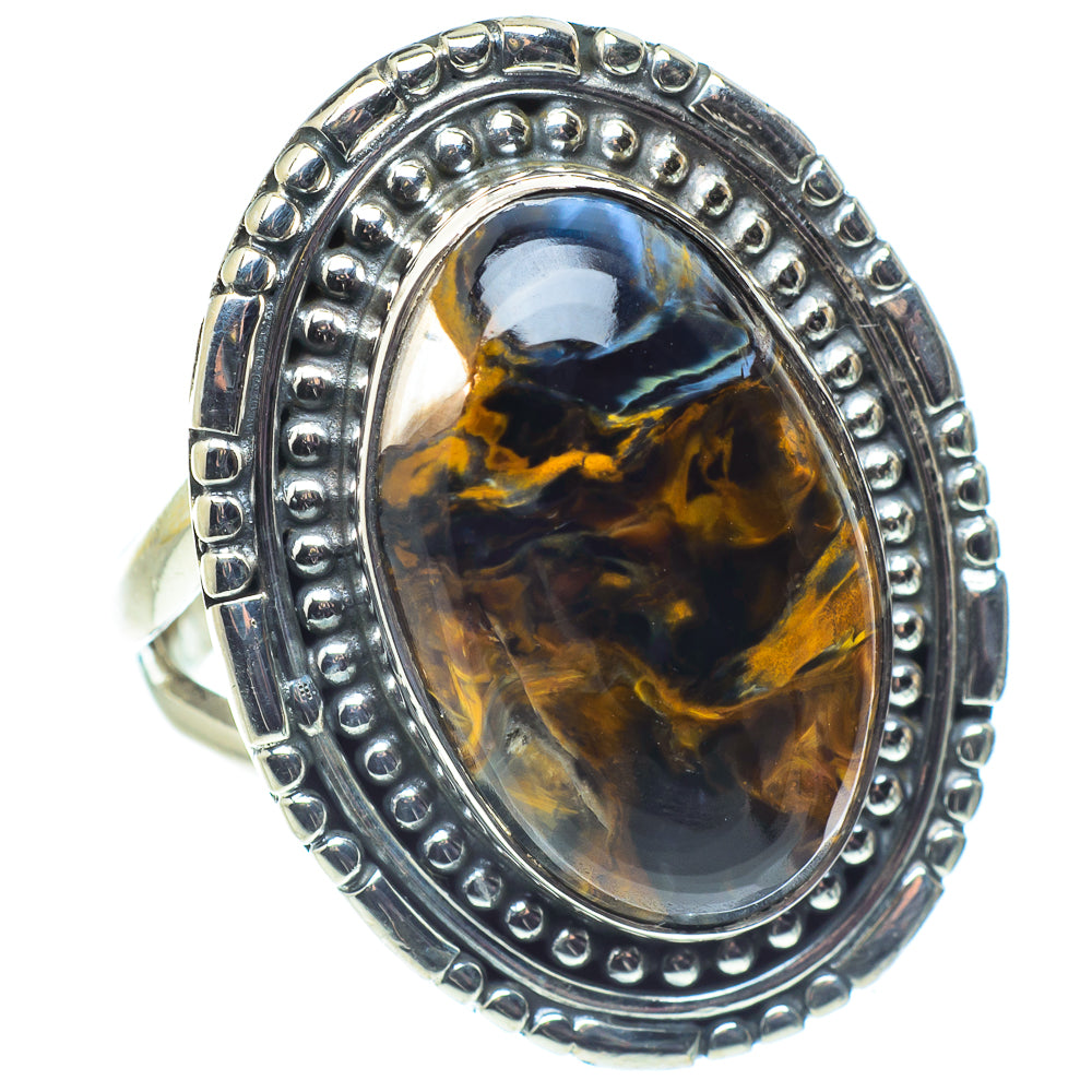 Pietersite Rings handcrafted by Anasilvercos - RING58008