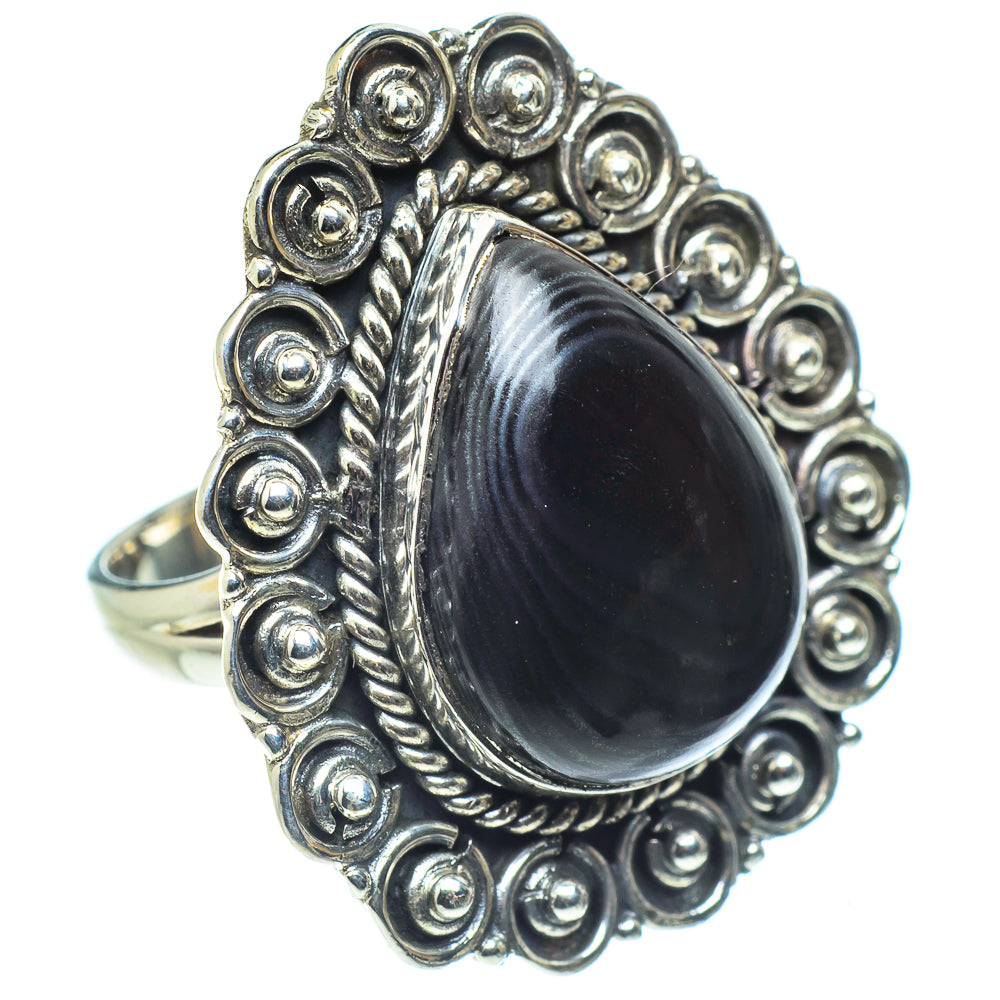 Psilomelane Rings handcrafted by Anasilvercos - RING58012 - Photo 2