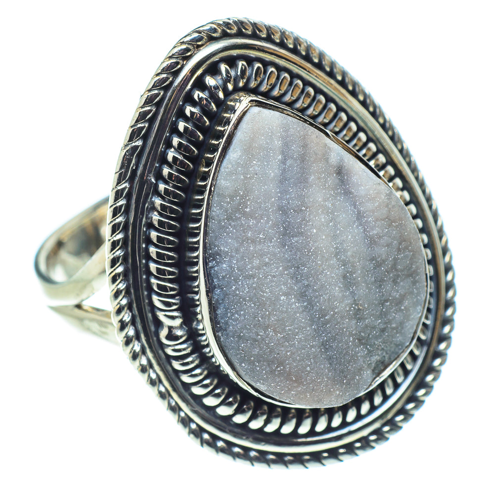 Desert Druzy Rings handcrafted by Anasilvercos - RING58034
