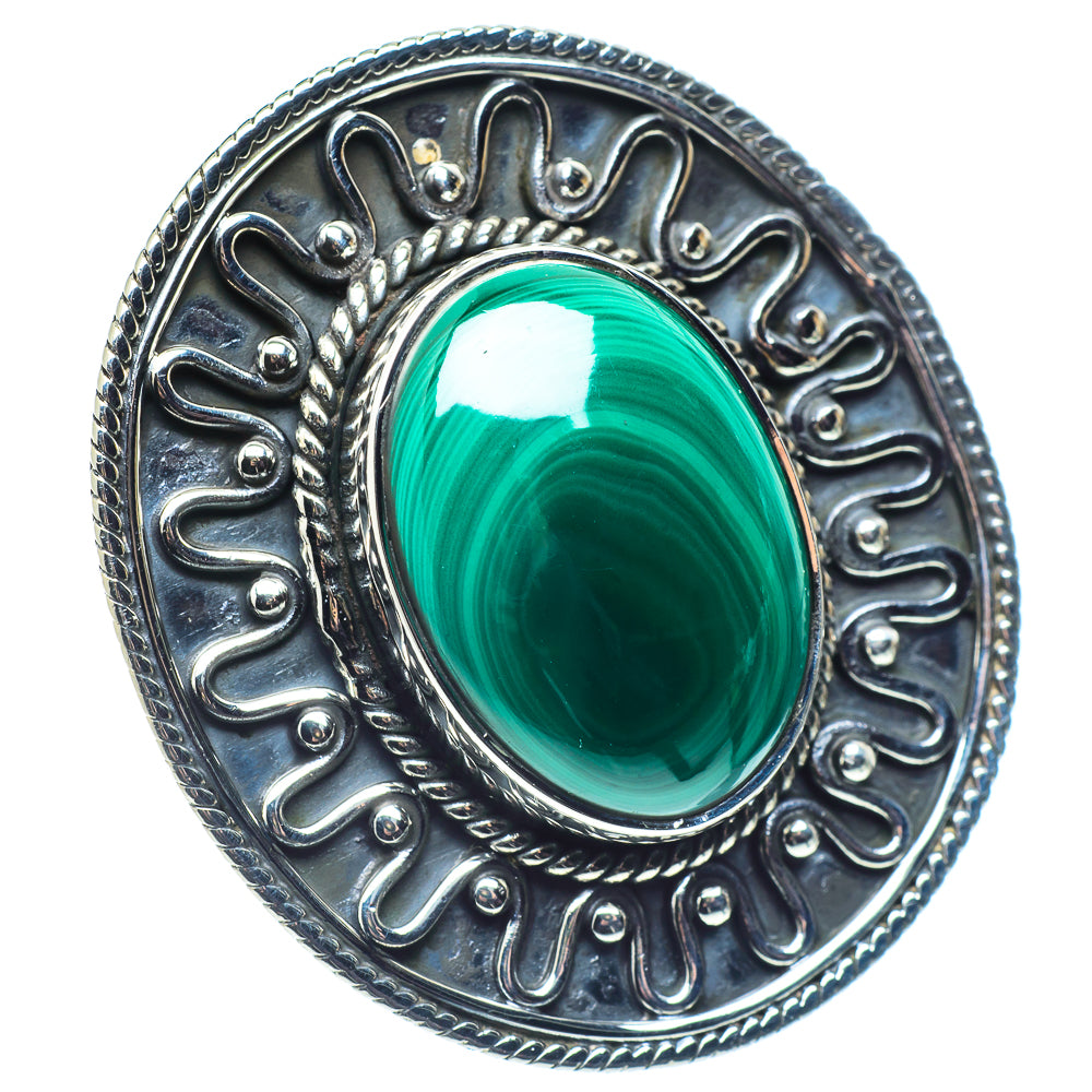 Malachite Rings handcrafted by Anasilvercos - RING58041