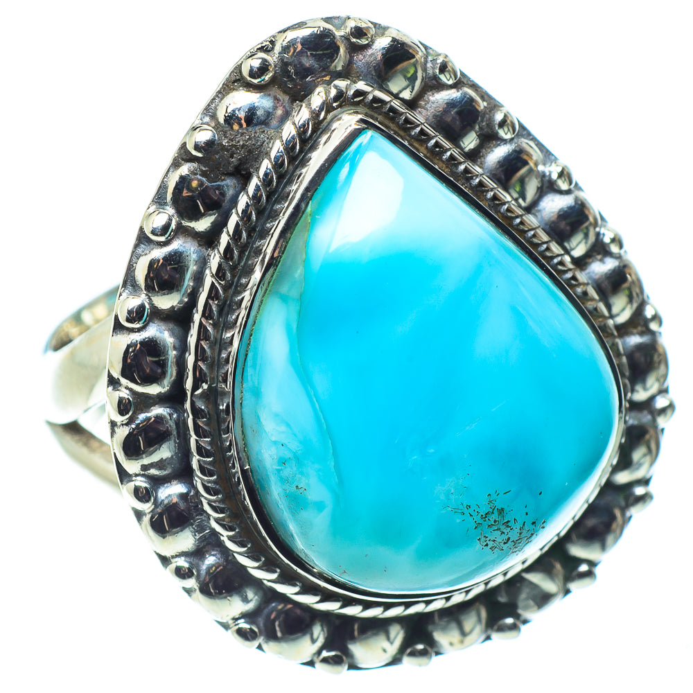 Larimar Rings handcrafted by Anasilvercos - RING58061