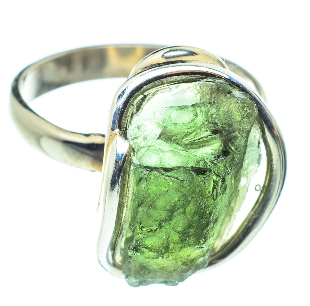 Czech Moldavite Rings handcrafted by Anasilvercos - RING58077