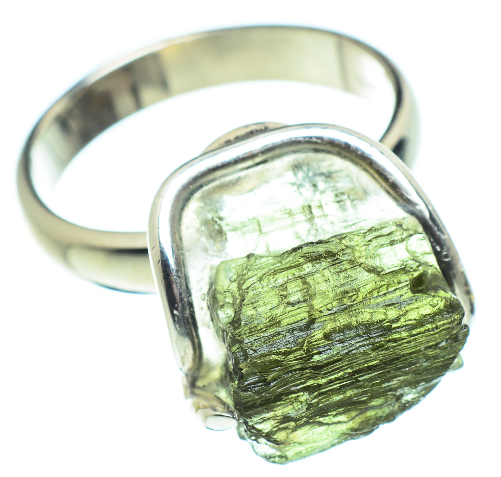 Czech Moldavite Rings handcrafted by Anasilvercos - RING58079