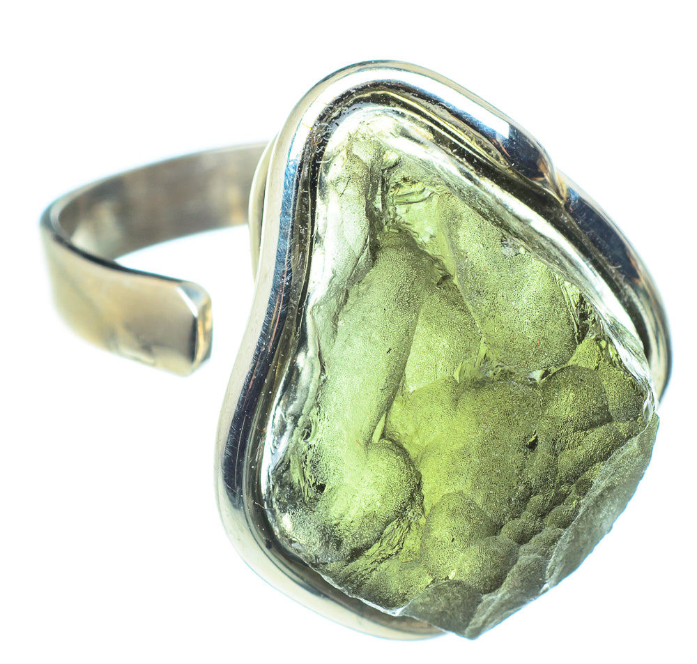 Czech Moldavite Rings handcrafted by Anasilvercos - RING58084