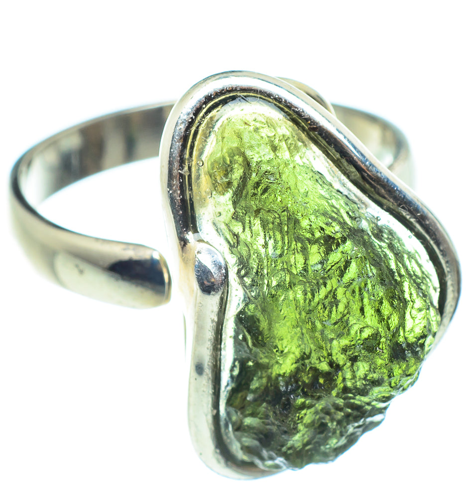 Czech Moldavite Rings handcrafted by Anasilvercos - RING58102