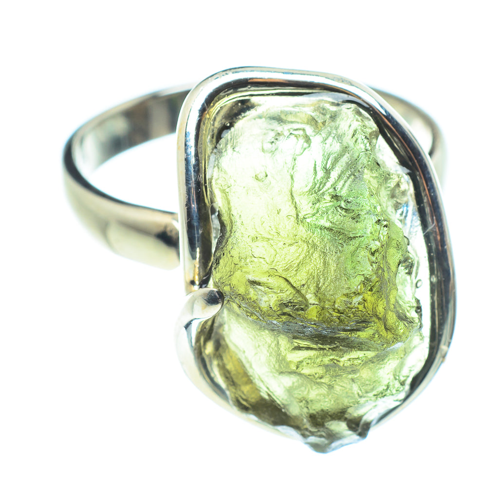 Czech Moldavite Rings handcrafted by Anasilvercos - RING58111