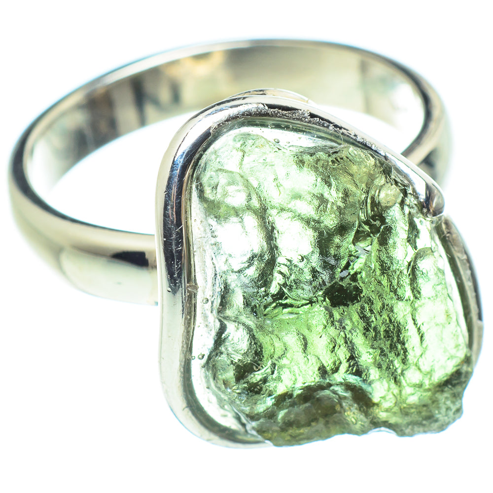 Czech Moldavite Rings handcrafted by Anasilvercos - RING58129