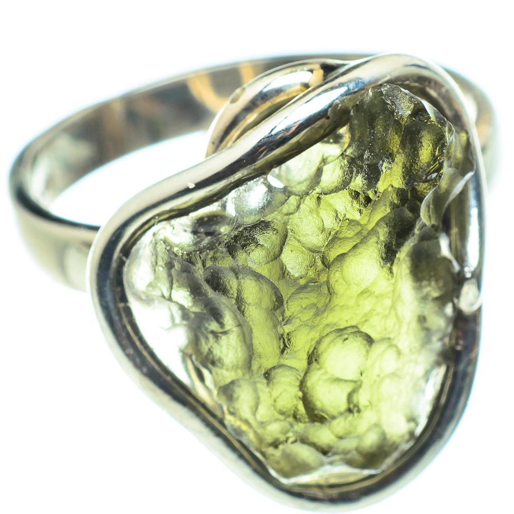 Czech Moldavite Rings handcrafted by Anasilvercos - RING58137
