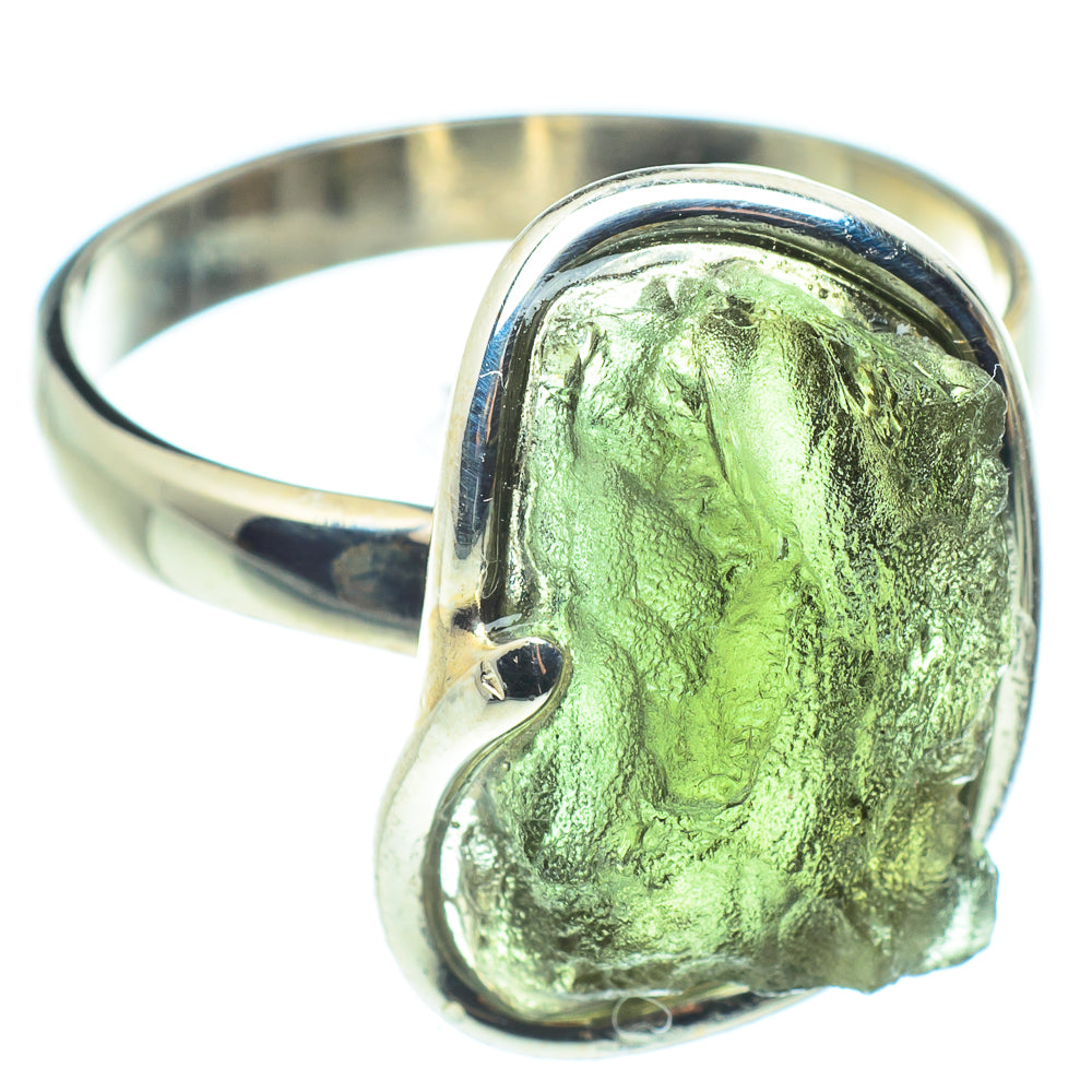 Czech Moldavite Rings handcrafted by Anasilvercos - RING58141