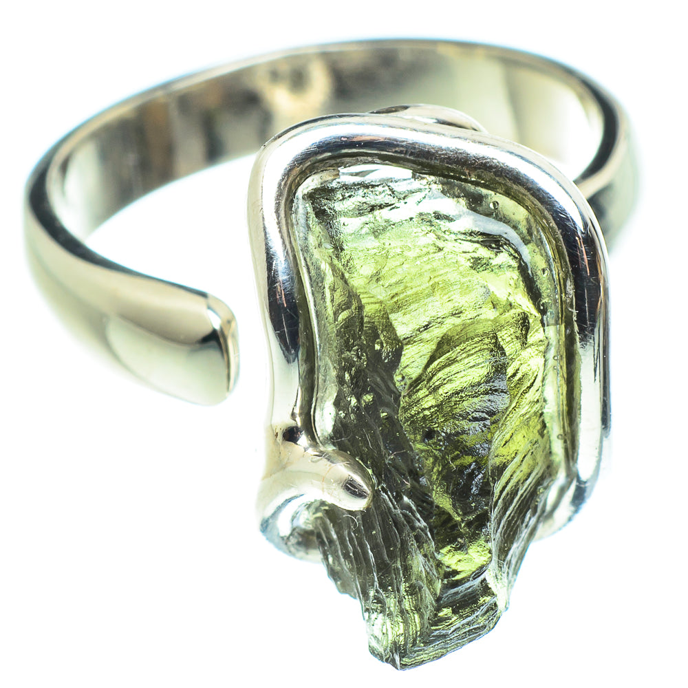 Czech Moldavite Rings handcrafted by Anasilvercos - RING58142