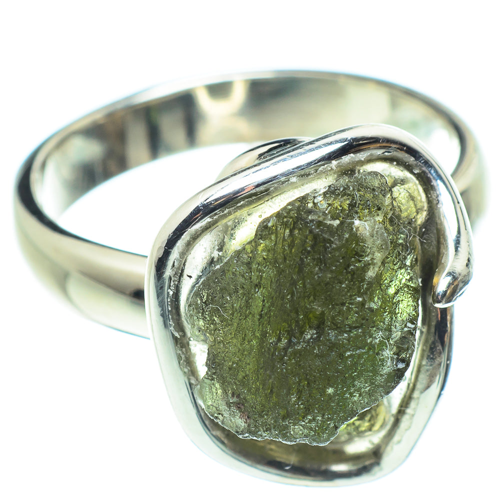 Czech Moldavite Rings handcrafted by Anasilvercos - RING58146