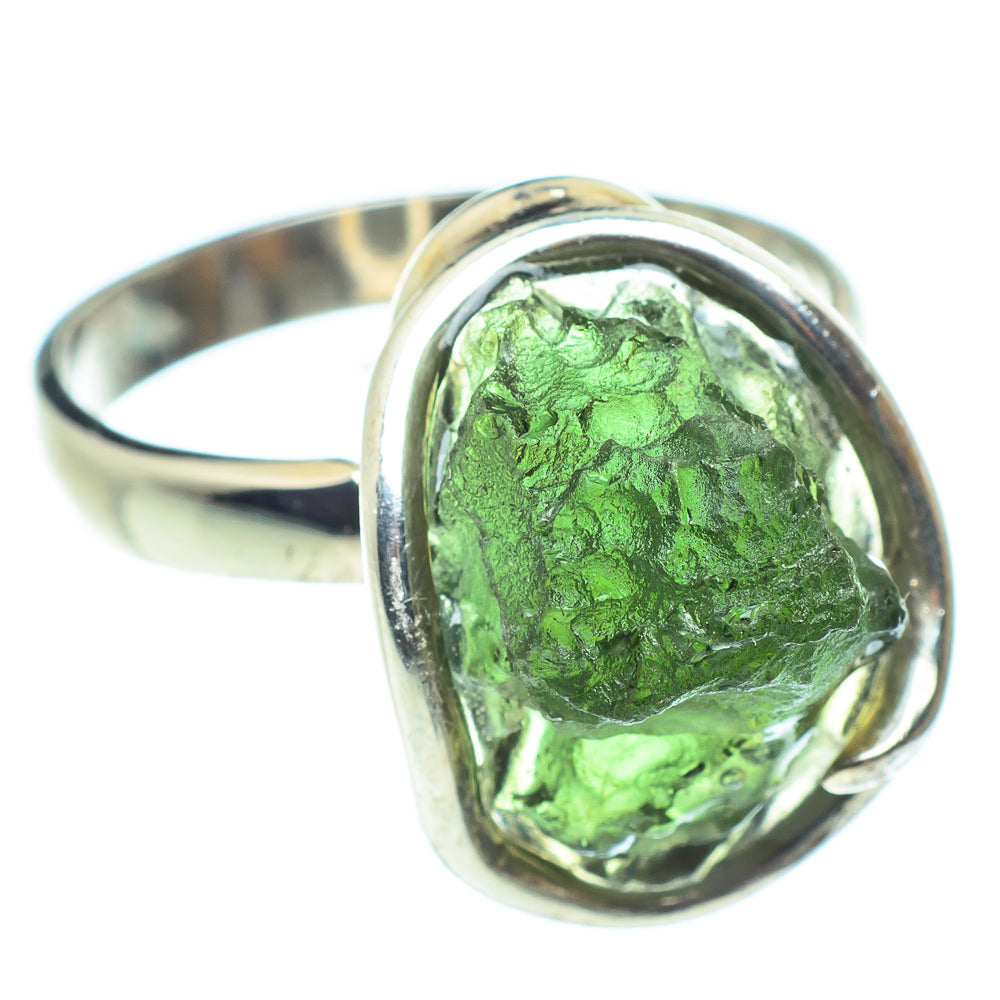 Czech Moldavite Rings handcrafted by Anasilvercos - RING58150