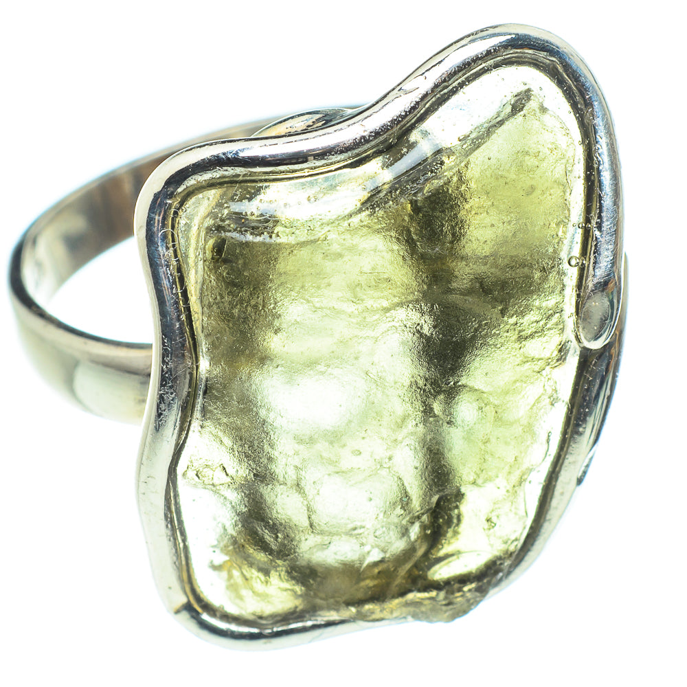 Czech Moldavite Rings handcrafted by Anasilvercos - RING58157