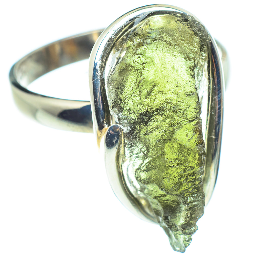 Czech Moldavite Rings handcrafted by Anasilvercos - RING58158