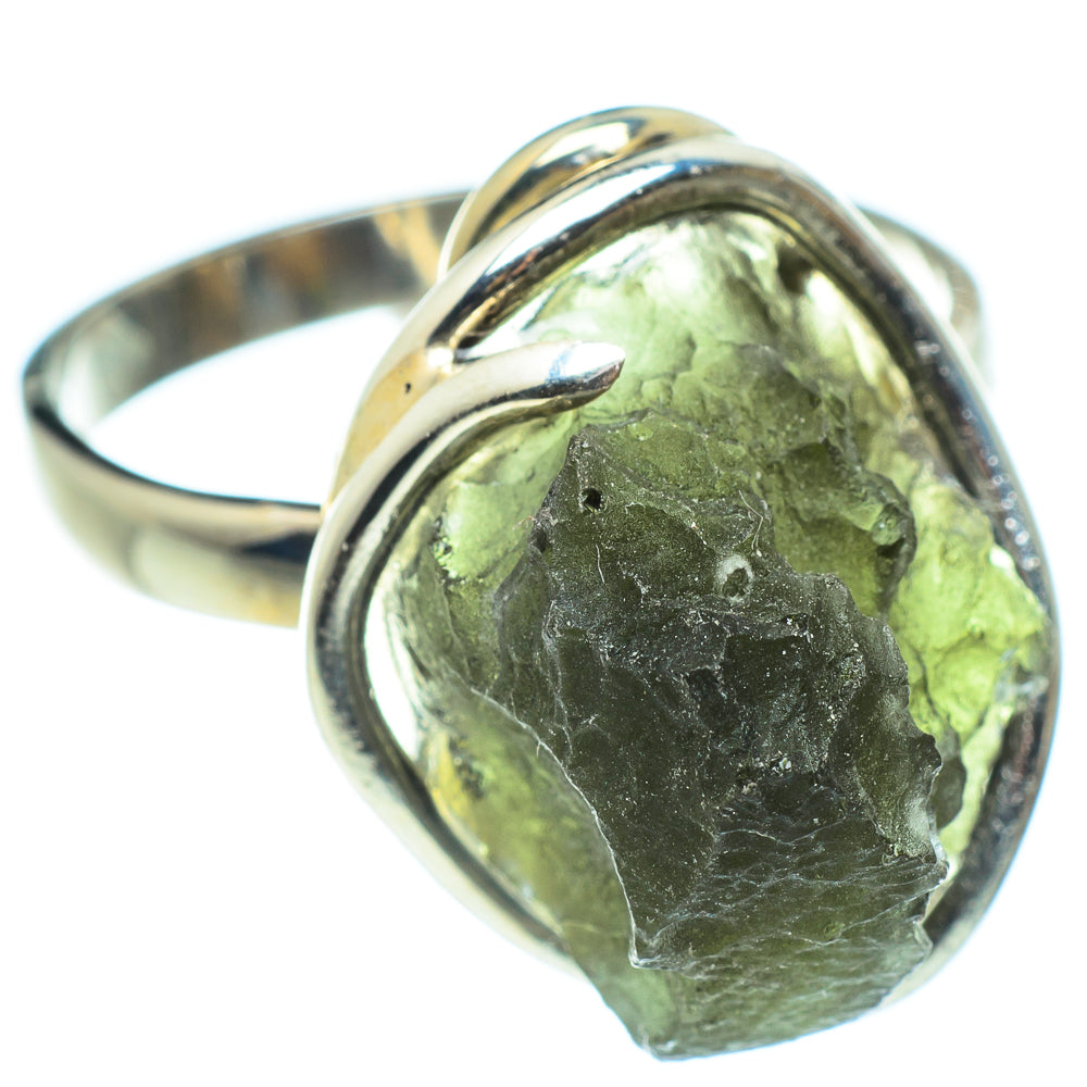 Czech Moldavite Rings handcrafted by Anasilvercos - RING58164
