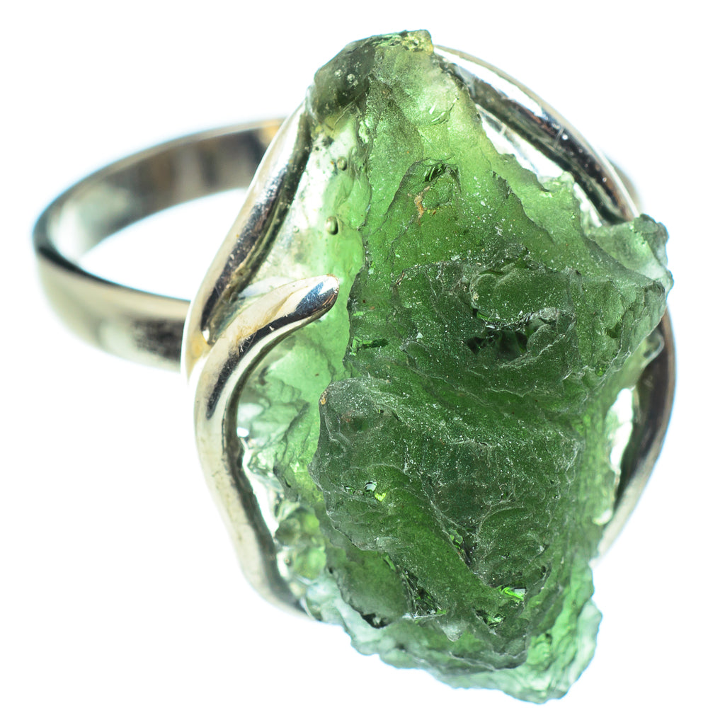 Czech Moldavite Rings handcrafted by Anasilvercos - RING58167