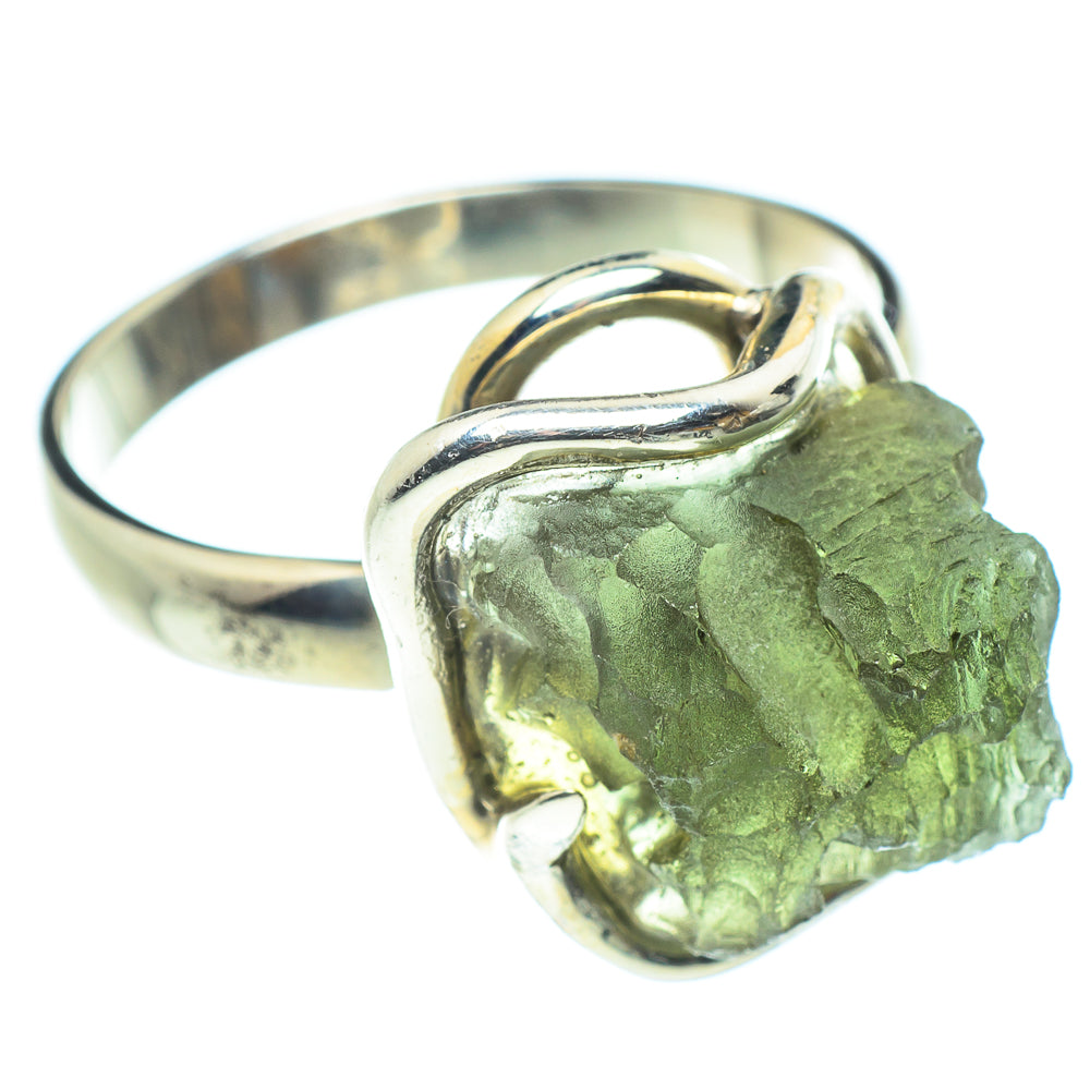 Czech Moldavite Rings handcrafted by Anasilvercos - RING58168