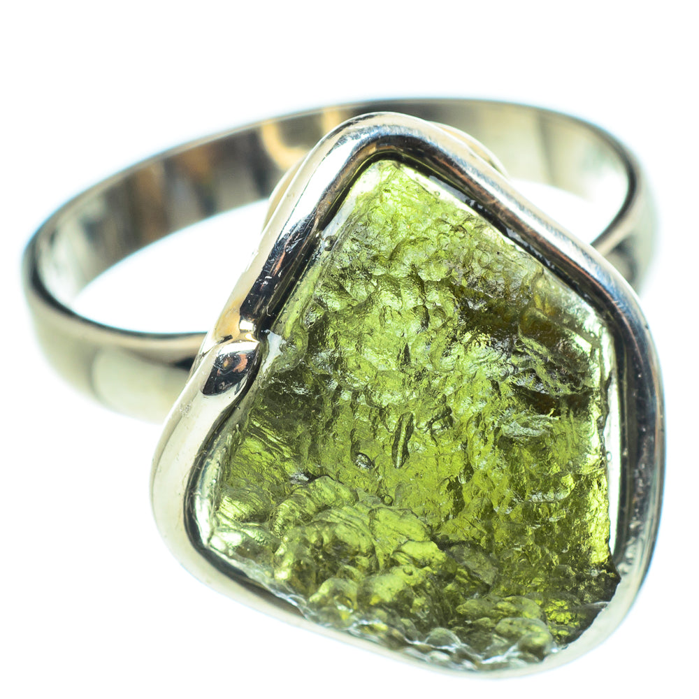 Czech Moldavite Rings handcrafted by Anasilvercos - RING58171