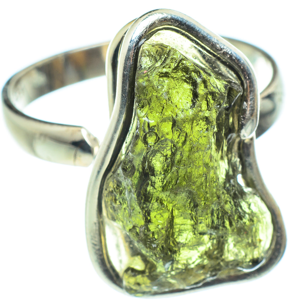 Czech Moldavite Rings handcrafted by Anasilvercos - RING58176