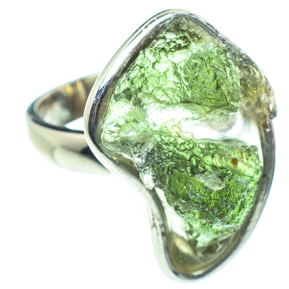 Czech Moldavite Rings handcrafted by Anasilvercos - RING58178