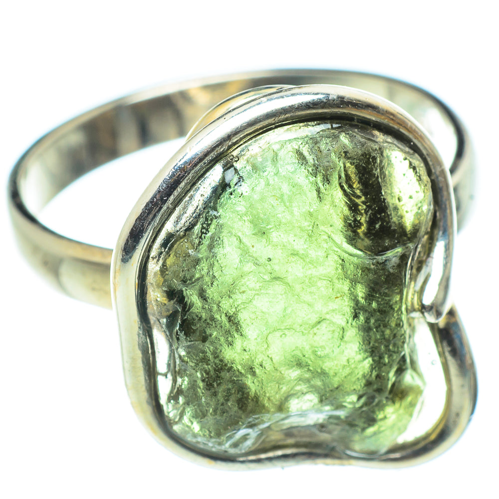Czech Moldavite Rings handcrafted by Anasilvercos - RING58181