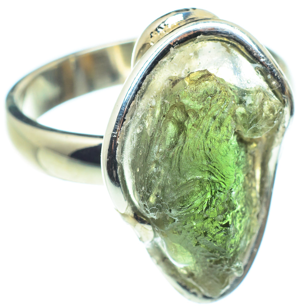 Czech Moldavite Rings handcrafted by Anasilvercos - RING58201
