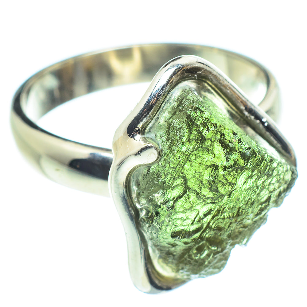 Czech Moldavite Rings handcrafted by Anasilvercos - RING58204