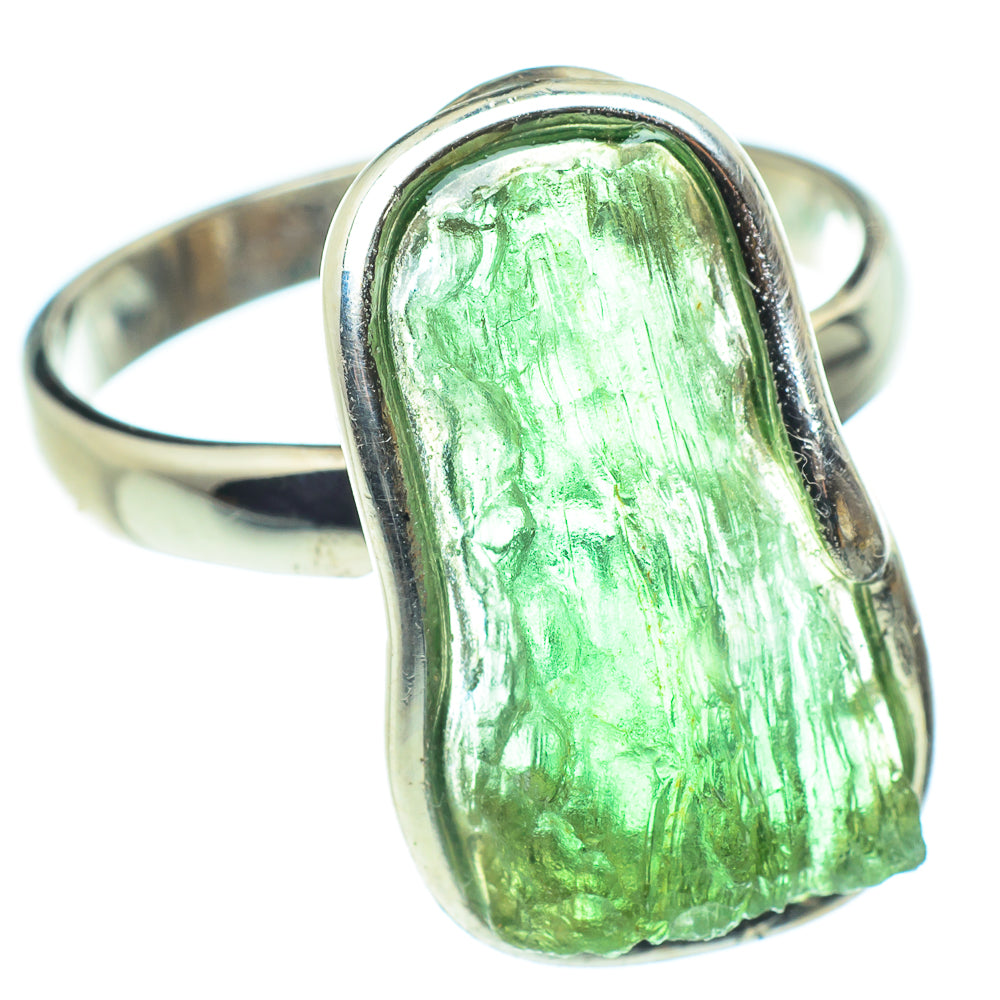 Czech Moldavite Rings handcrafted by Anasilvercos - RING58205