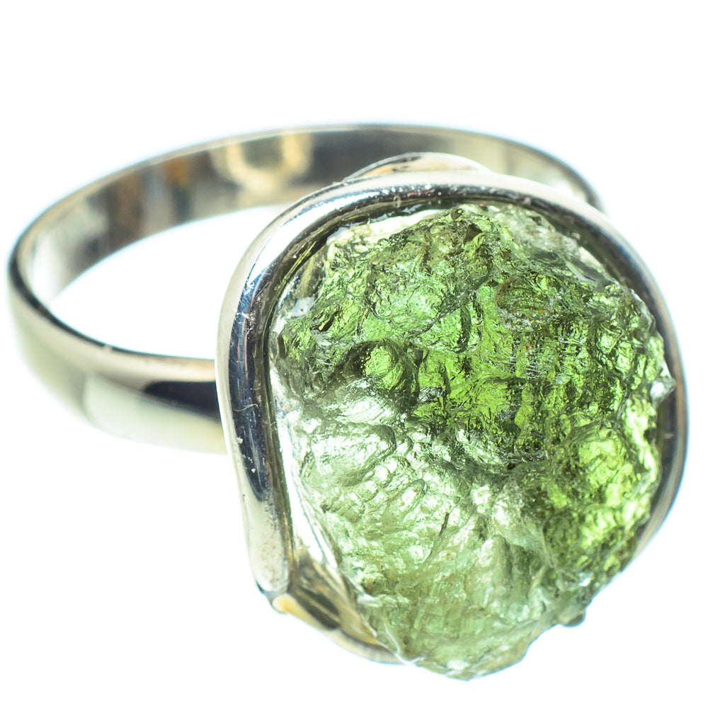 Czech Moldavite Rings handcrafted by Anasilvercos - RING58208