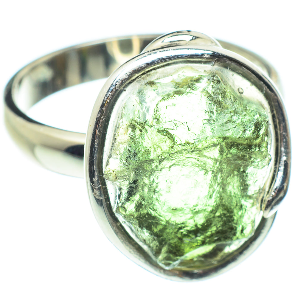 Czech Moldavite Rings handcrafted by Anasilvercos - RING58210