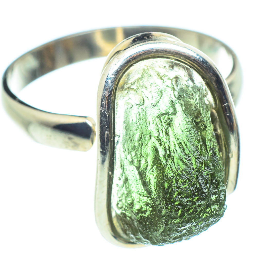 Czech Moldavite Rings handcrafted by Anasilvercos - RING58211