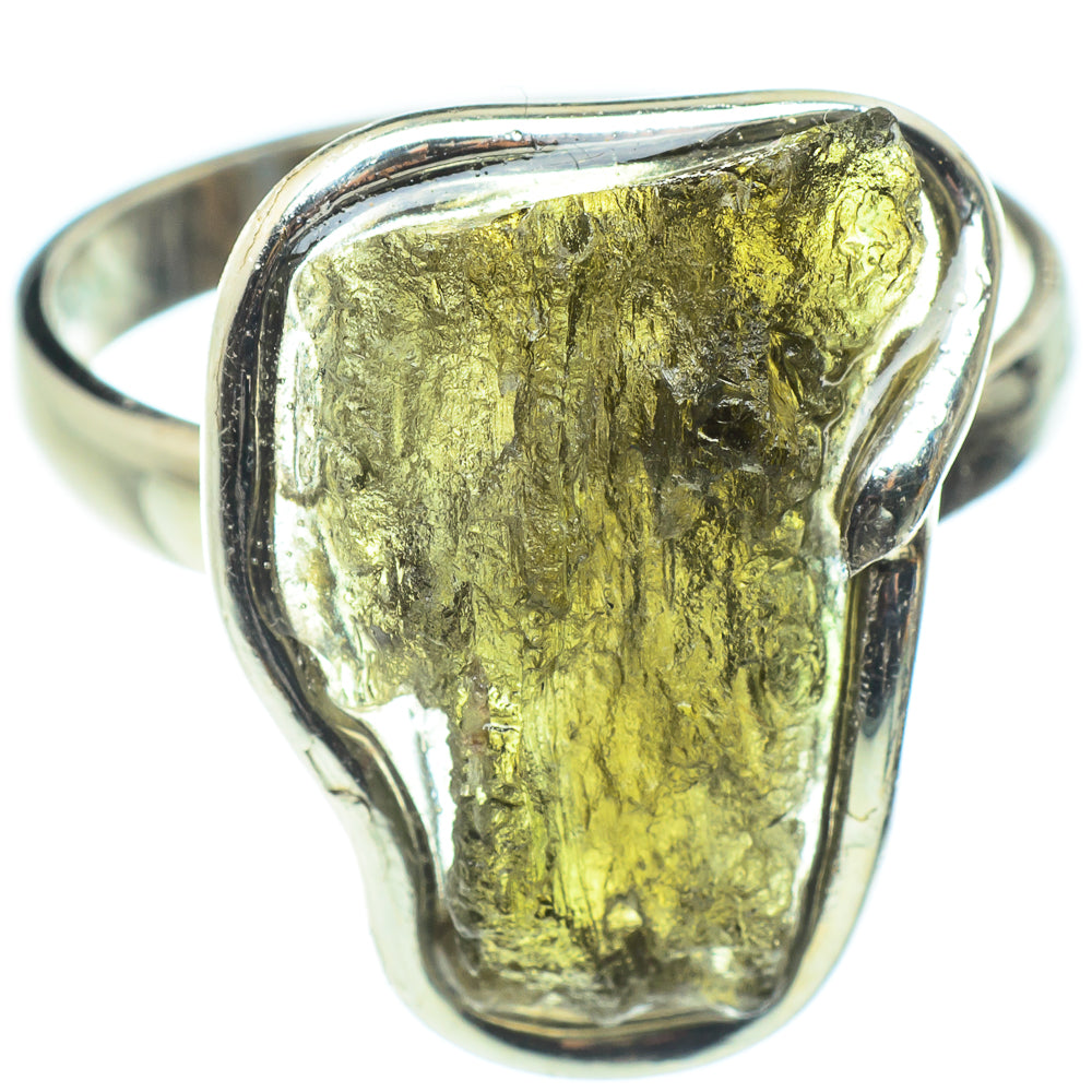 Czech Moldavite Rings handcrafted by Anasilvercos - RING58213