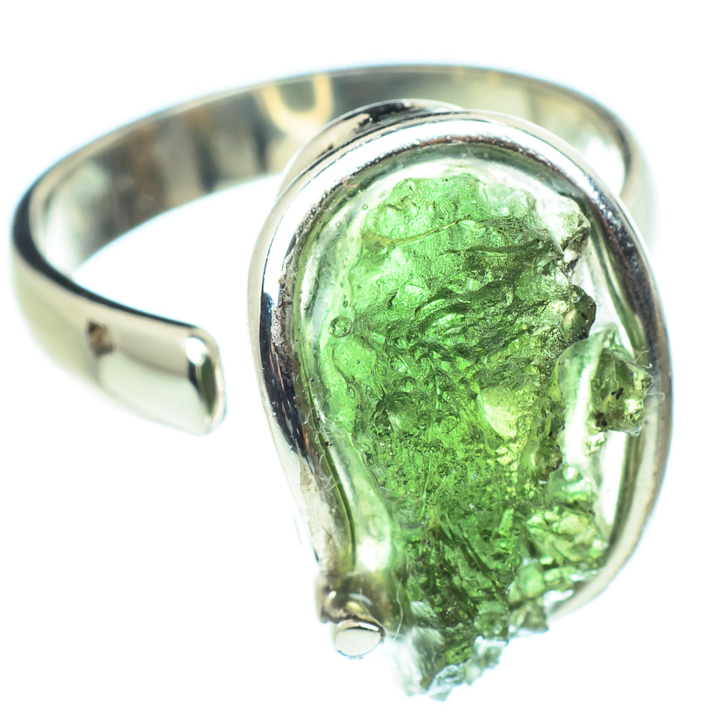 Czech Moldavite Rings handcrafted by Anasilvercos - RING58214